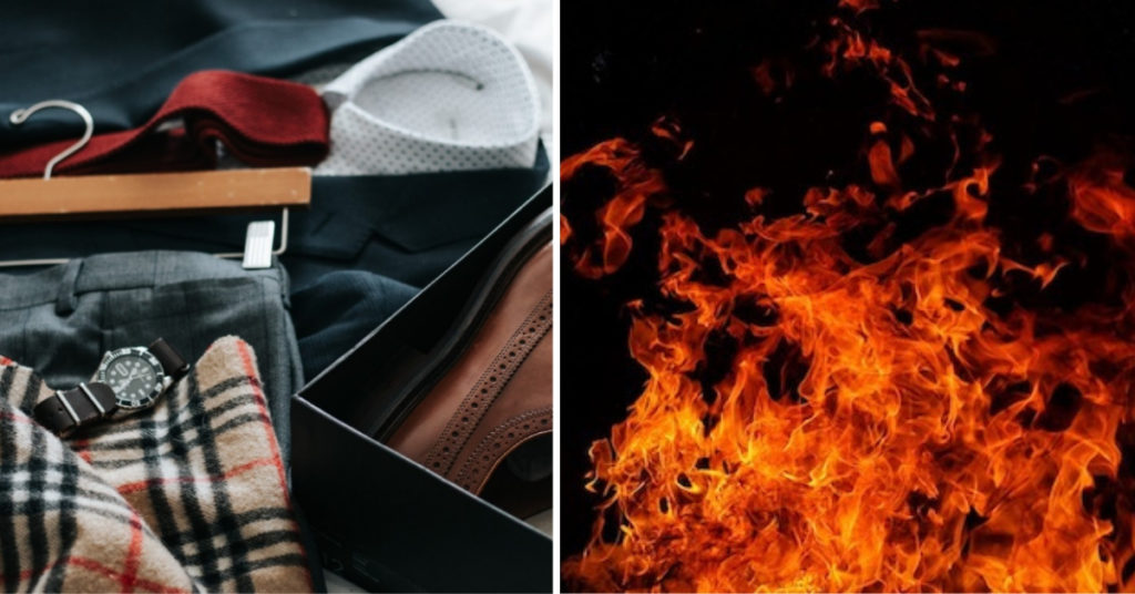 Luxury Brands And Burning Clothes