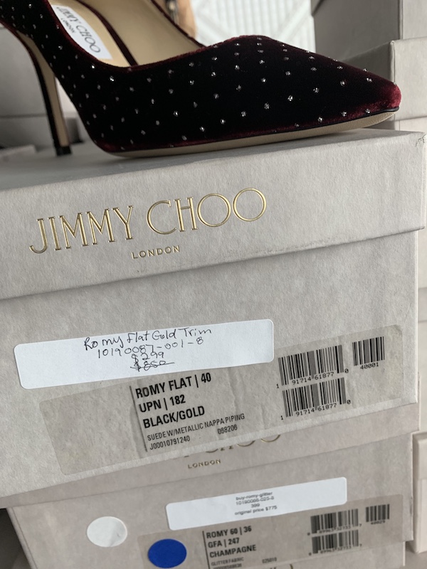 Jimmy Choo sample sales