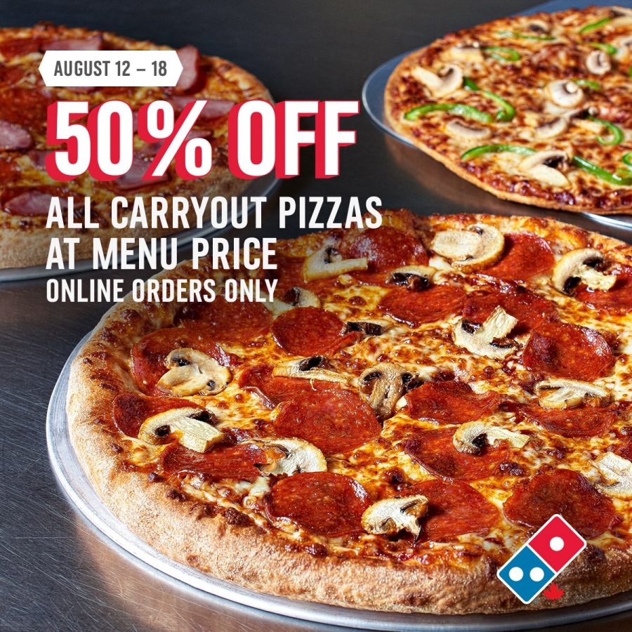 You Can Get Domino's Pizza For 50 Off This Week