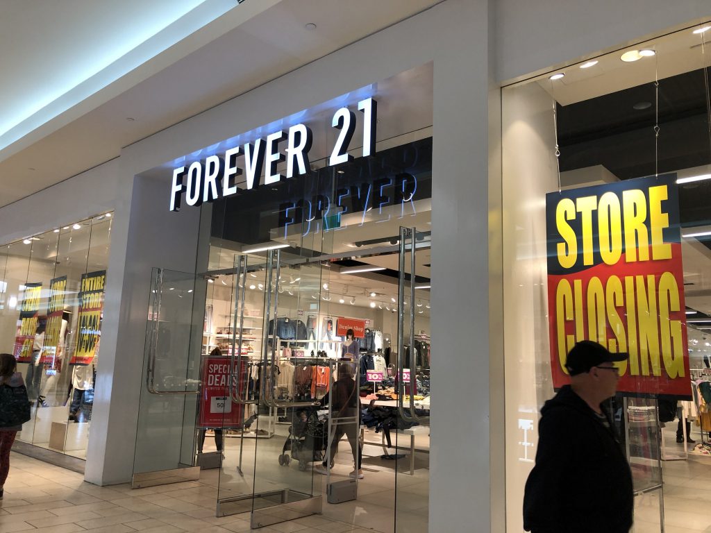 Forever 21 to close all 44 locations in Canada as retailer in bankruptcy  proceedings