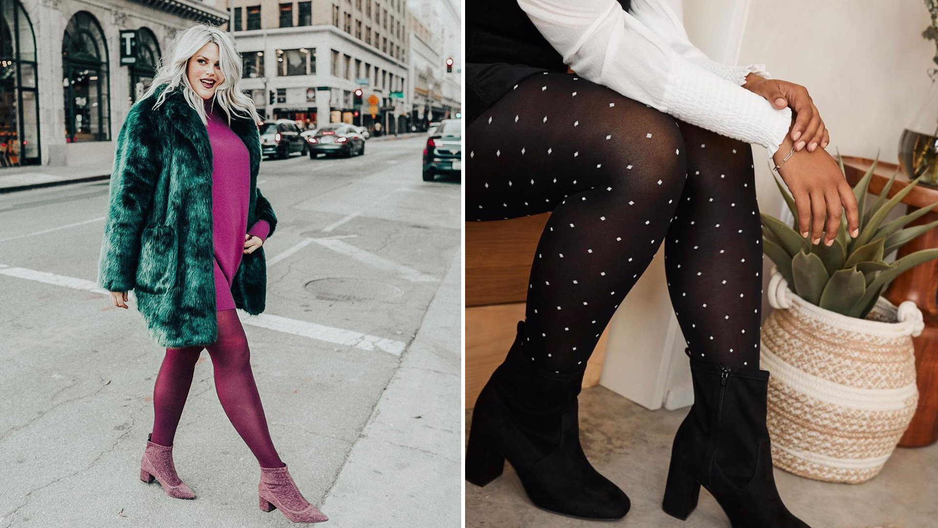 6 Of The Best Places To Buy Plus-Size Tights Right Now